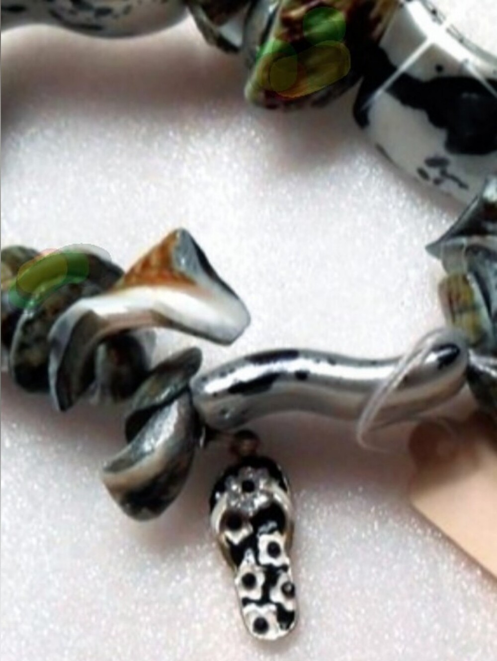 Stretch Flip-Flop Charm Bracelet